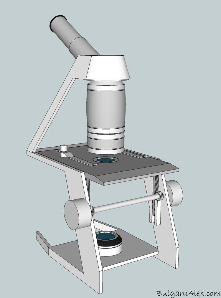 Microscope design - strong sharp lense - real-world measurements