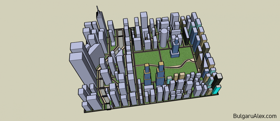 3D city map